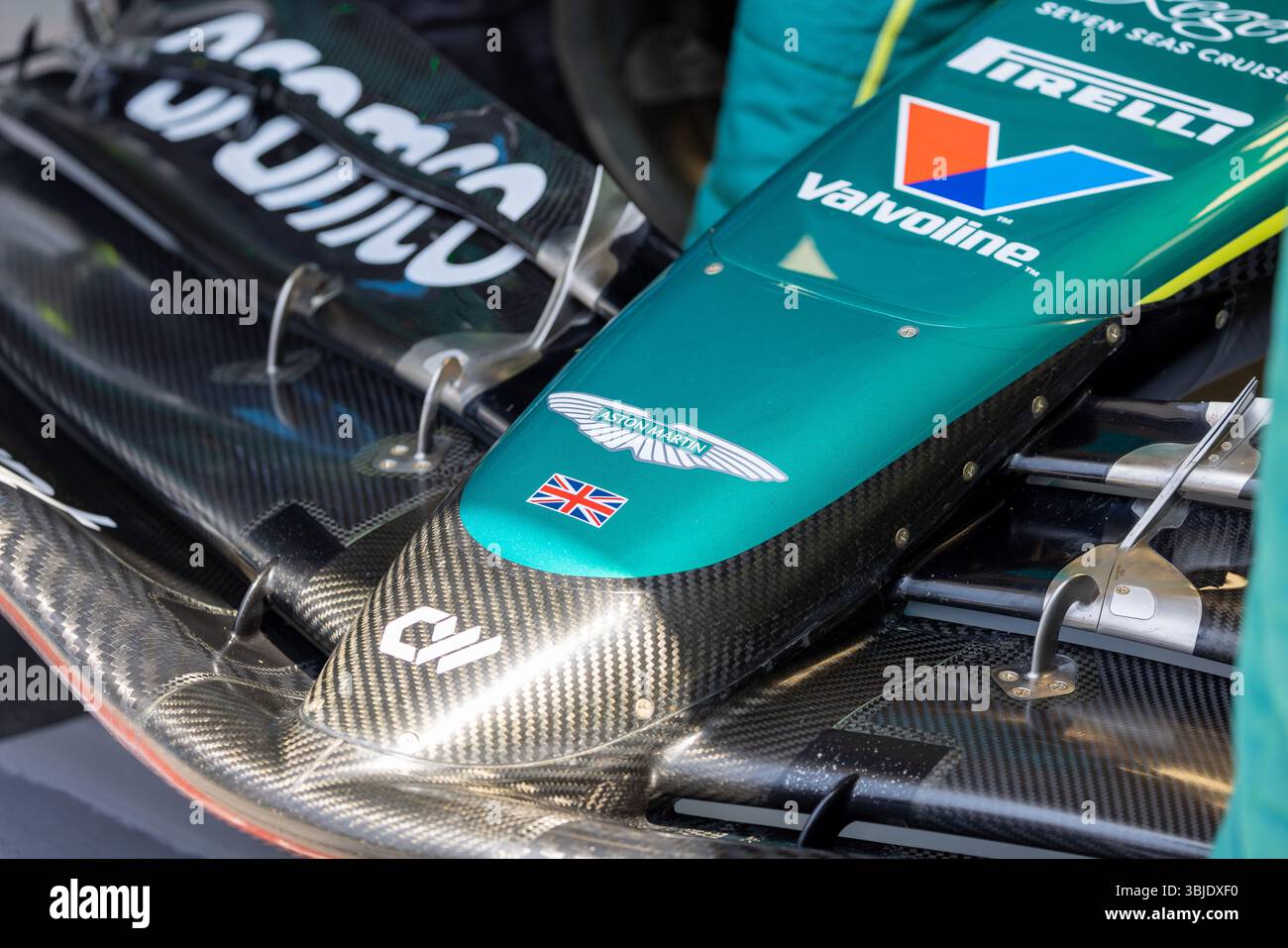 Aston Martin Aramco F1 Team lors du Grand Prix Pirelli de formule 1, Canada. , . 2025, Montréal, Québec, Canada, du 12 au 15 juin - Round 10 des 24 Championnats du monde F1 2025 (photo par Alessio de Marco/Sipa USA) crédit : Sipa USA/Alamy Live News Banque D'Images