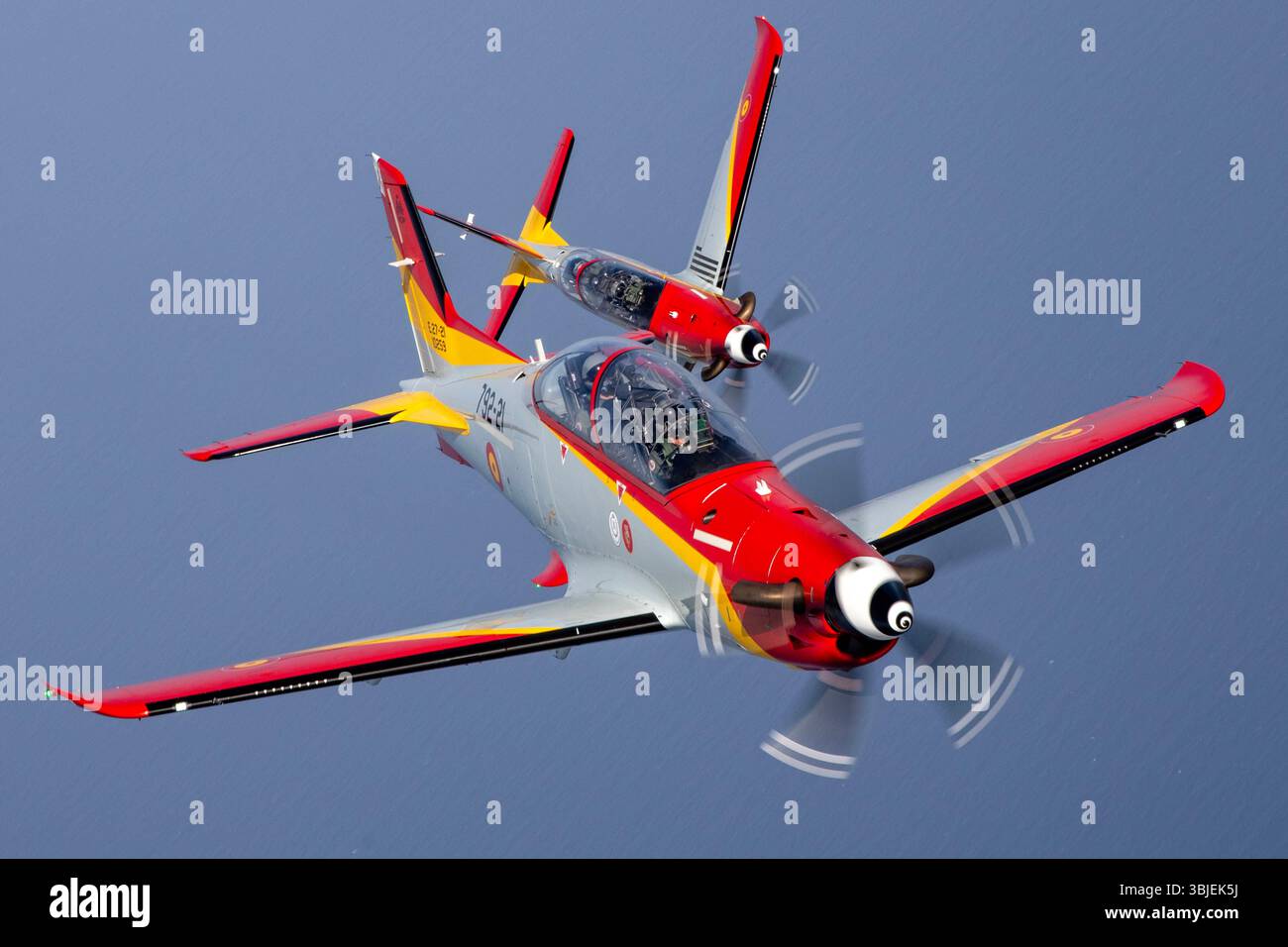 San Javier, Espagne. 15 juin 2025. Le roi Felipe assiste au festival de l'air aire 25, commémorant le 40e anniversaire de la patrouille d'aigle. 14 juin 2025 crédit : CORDON PRESS/Alamy Live News Banque D'Images