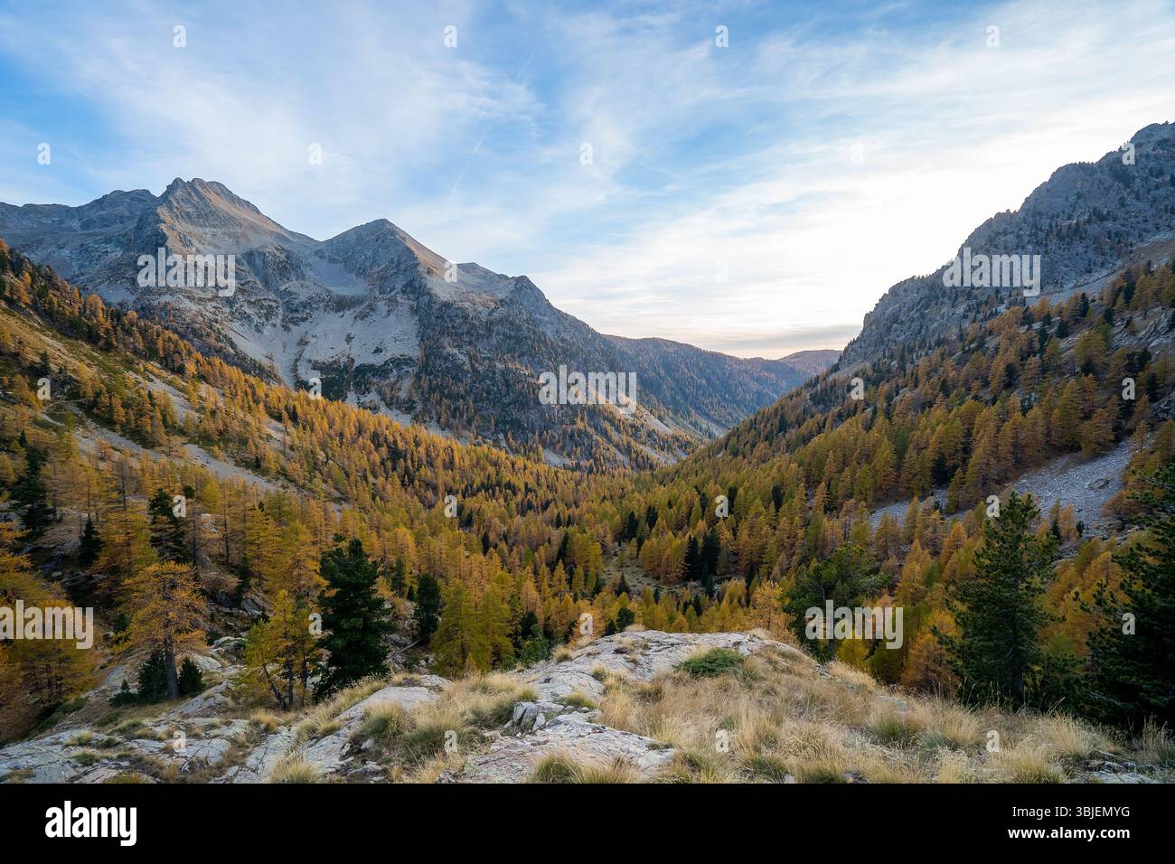 Vallée du Mercantour. Photo de haute qualité Banque D'Images