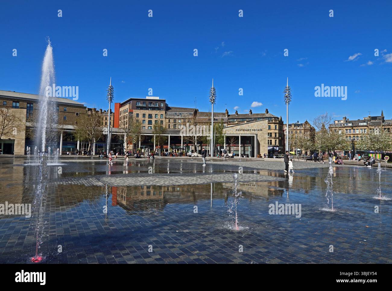 Bradford City Park, Bradford Banque D'Images