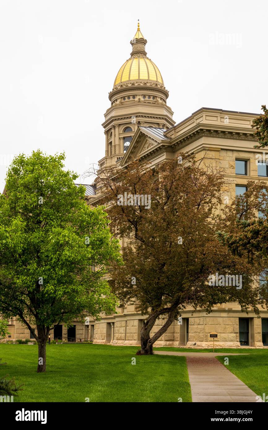 Wyoming State Capitol Building dans le centre-ville de Cheyenne Banque D'Images