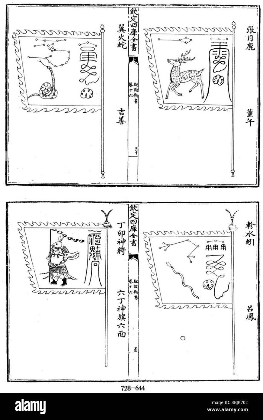 Le général Qi Jiguang (1528-1588) est un chef militaire chinois notable pendant la dynastie Ming. Il est célébré pour ses stratégies de défense et son leadership dans la répression des pirates japonais et ses réformes militaires. Banque D'Images