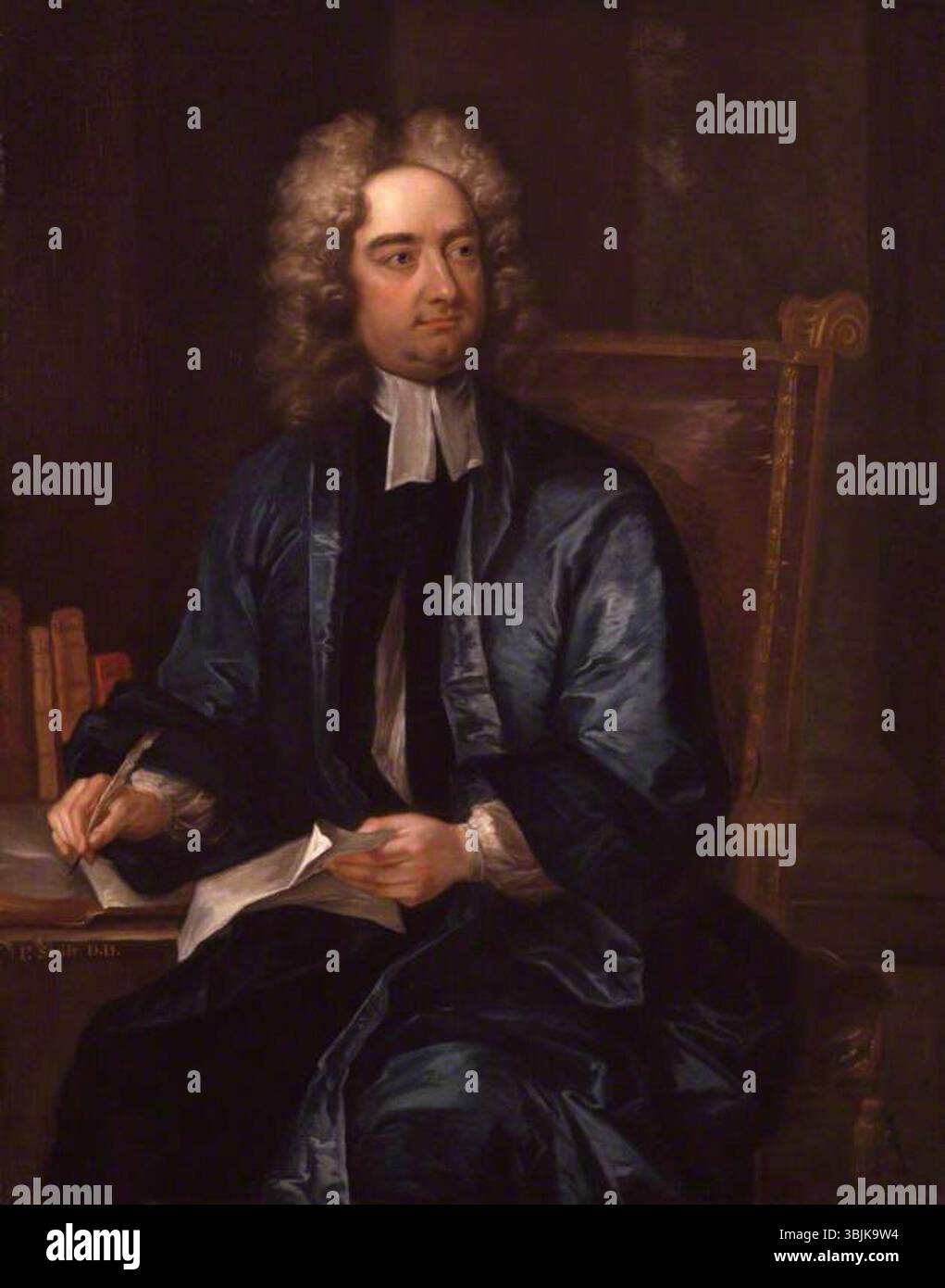 Jervas, Charles ; Jonathan Swift ; National Portrait Gallery, Londres ; http ://www.artuk.org/artworks/jonathan-swift-156903 Banque D'Images