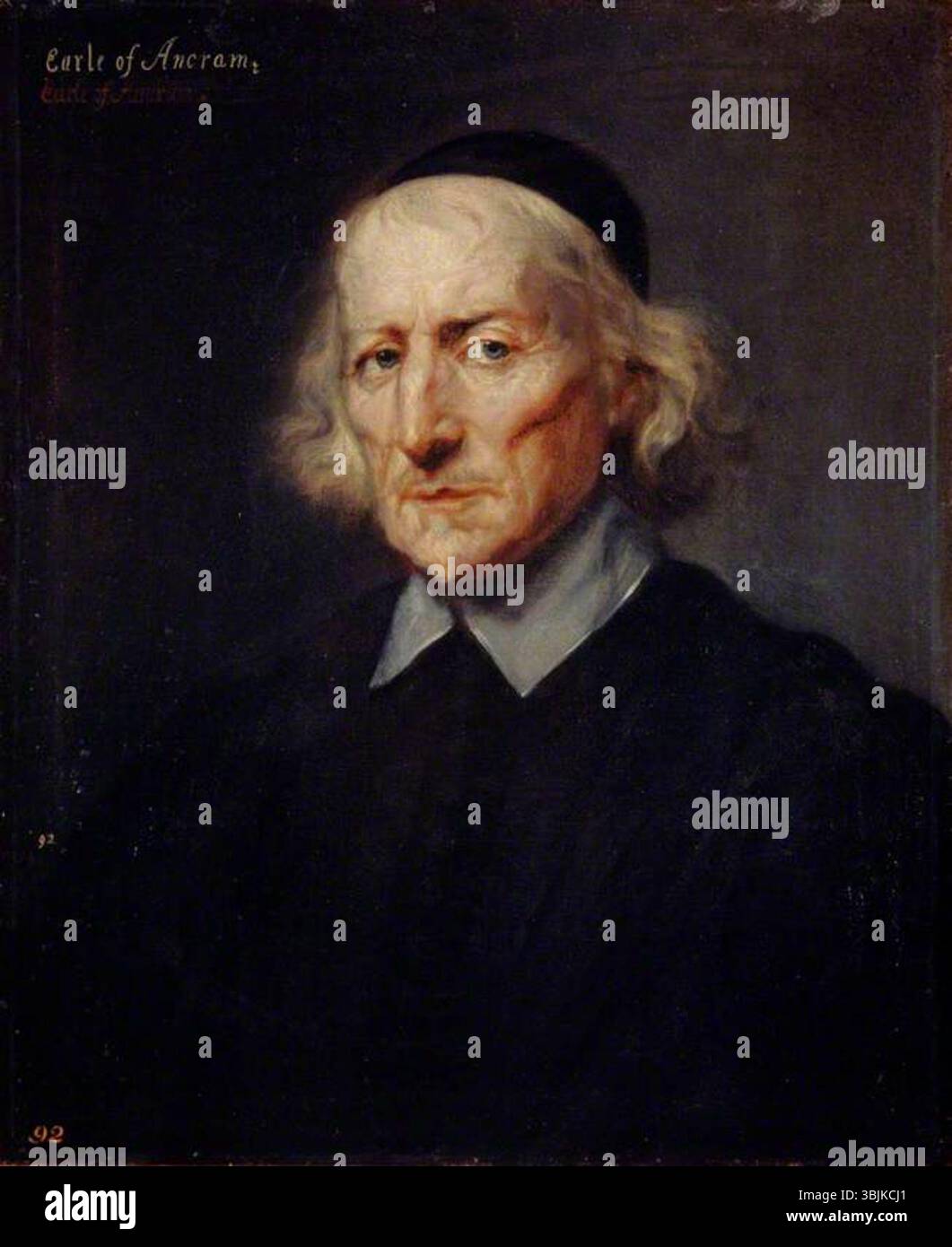 Lievens, Jan ; Robert Kerr (1578-1654), 1er comte d'Ancram, royaliste ; Galeries nationales d'Écosse ; http ://www.artuk.org/artworks/robert-kerr-15781654-1st-earl-of-ancram-royalist-212861 Banque D'Images