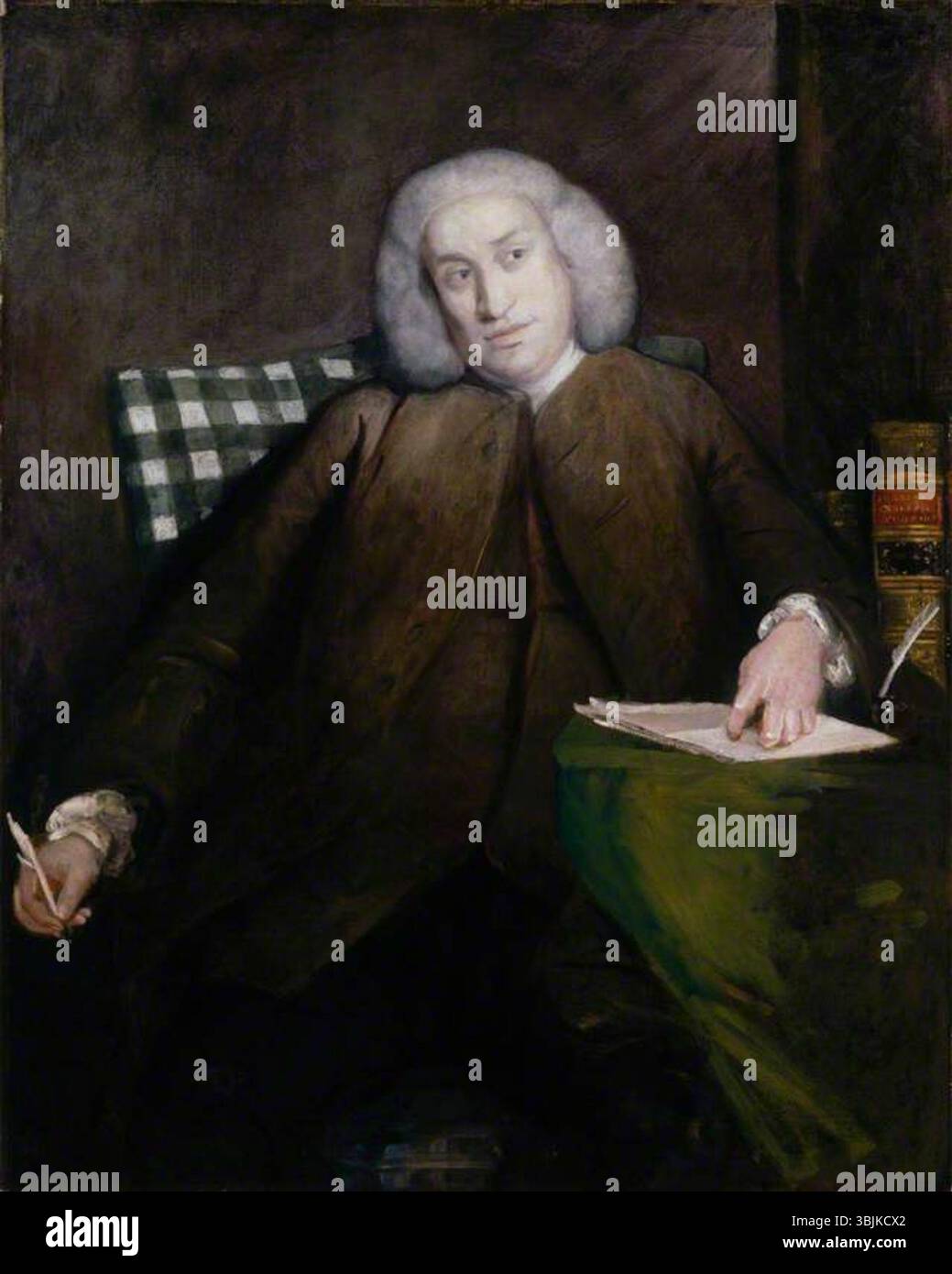 Reynolds, Joshua ; Samuel Johnson ; National Portrait Gallery, Londres ; http ://www.artuk.org/artworks/samuel-johnson-157656 Banque D'Images