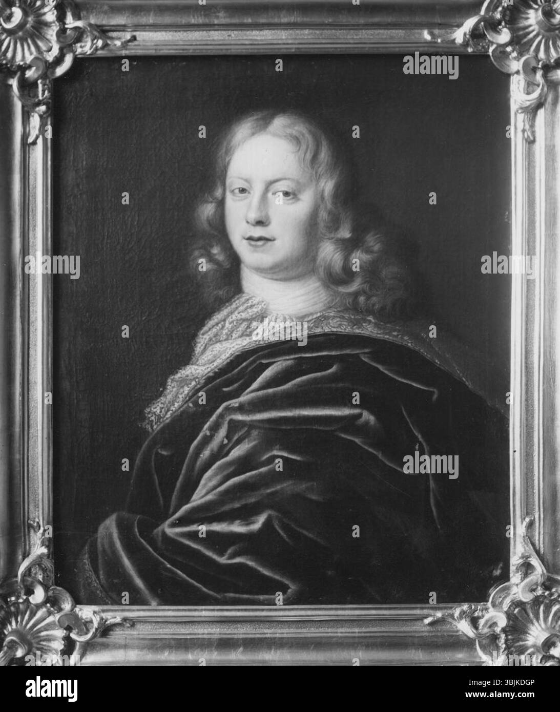 Portrait à l'huile sur toile de Martin van Meytens le jeune (1695-1770), peintre de la cour impériale et directeur de l'académie à Vienne, par Lukas von Breda l'ancien. Banque D'Images