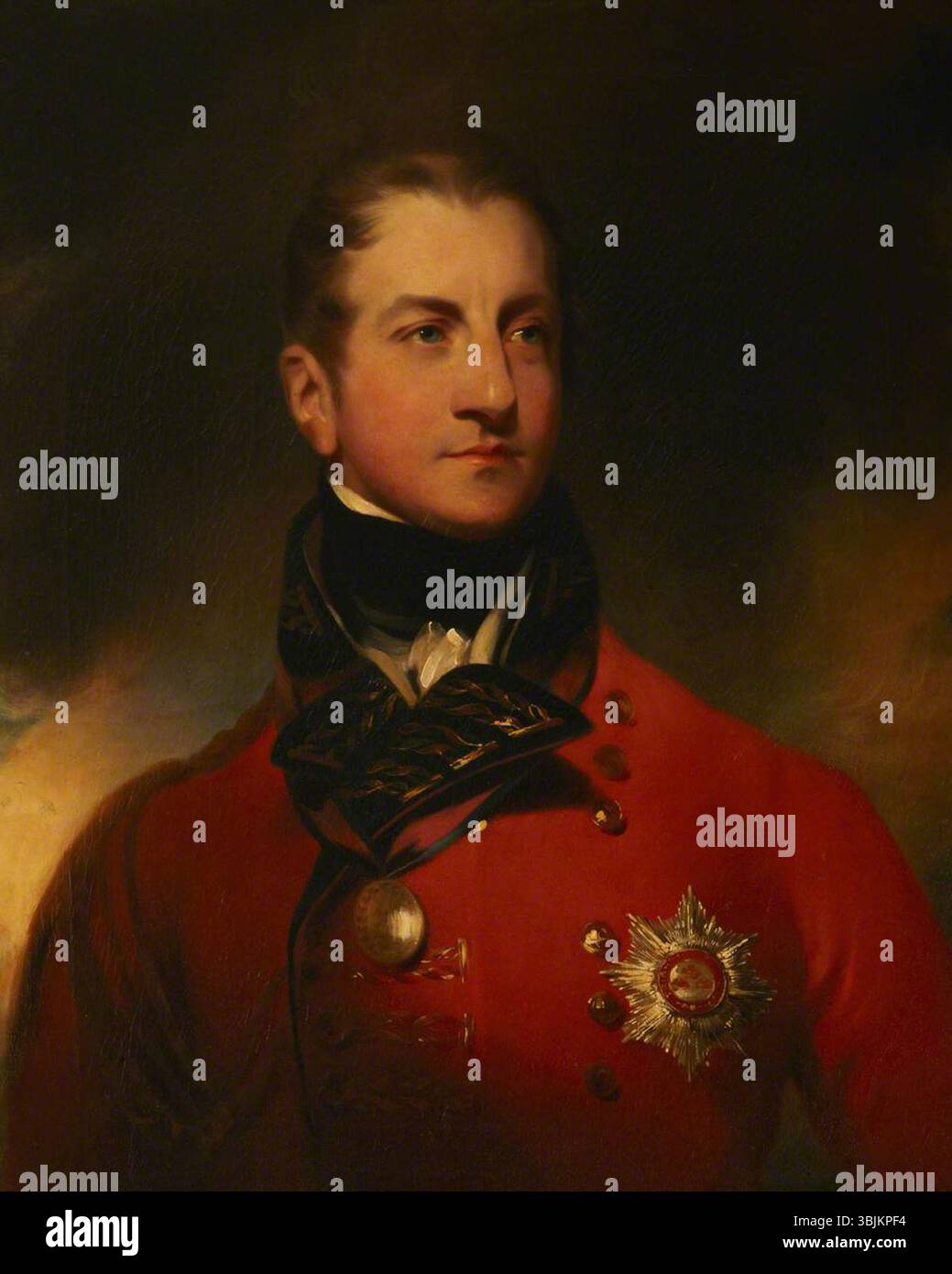Robinson, William ; général L'honorable Sir Galbraith Lowry Cole (1772-1842), GCB ; Fiducie nationale, Florence court ; http ://www.artuk.org/artworks/general-the-honourable-sir-galbraith-lowry-cole-17721842-gcb-130973 Banque D'Images