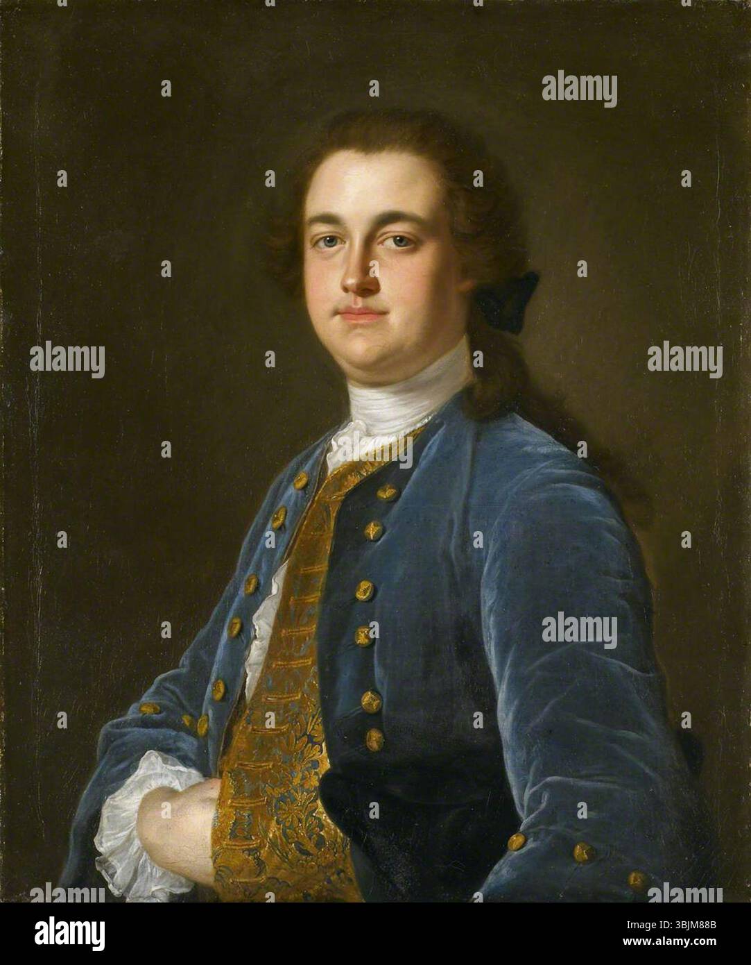 Pickering, Henry ; peut-être Sir Thomas Hesketh (1727-1778), 1er Bt, de Rufford ; National Trust, Rufford Old Hall ; http ://www.artuk.org/artworks/possibly-sir-thomas-hesketh-17271778-1st-bt-of-rufford-132496 Banque D'Images
