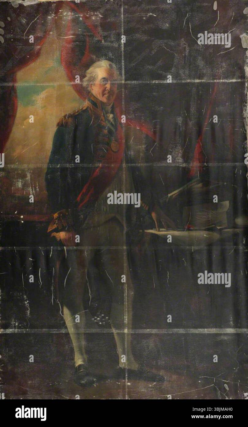 Raeburn, Henry ; Amiral Adam Duncan (1731-1804), 1er vicomte Duncan ; Musée maritime national ; http ://www.artuk.org/artworks/admiral-adam-duncan-17311804-1st-viscount-duncan-175374 Banque D'Images