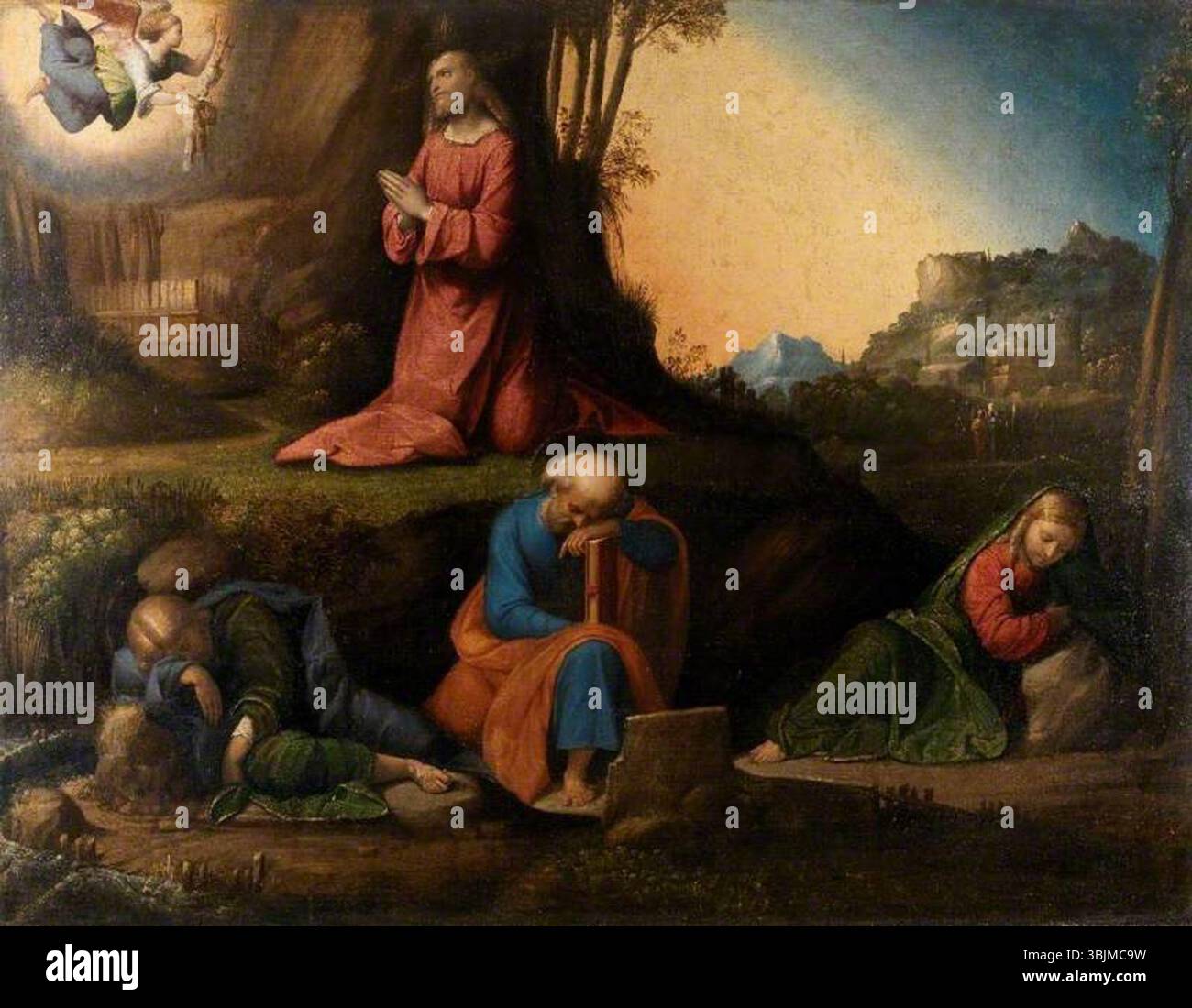 Garofalo ; The Agony in the Garden ; Birmingham Museums Trust ; http ://www.artuk.org/artworks/the-agony-in-the-garden-33171 Banque D'Images