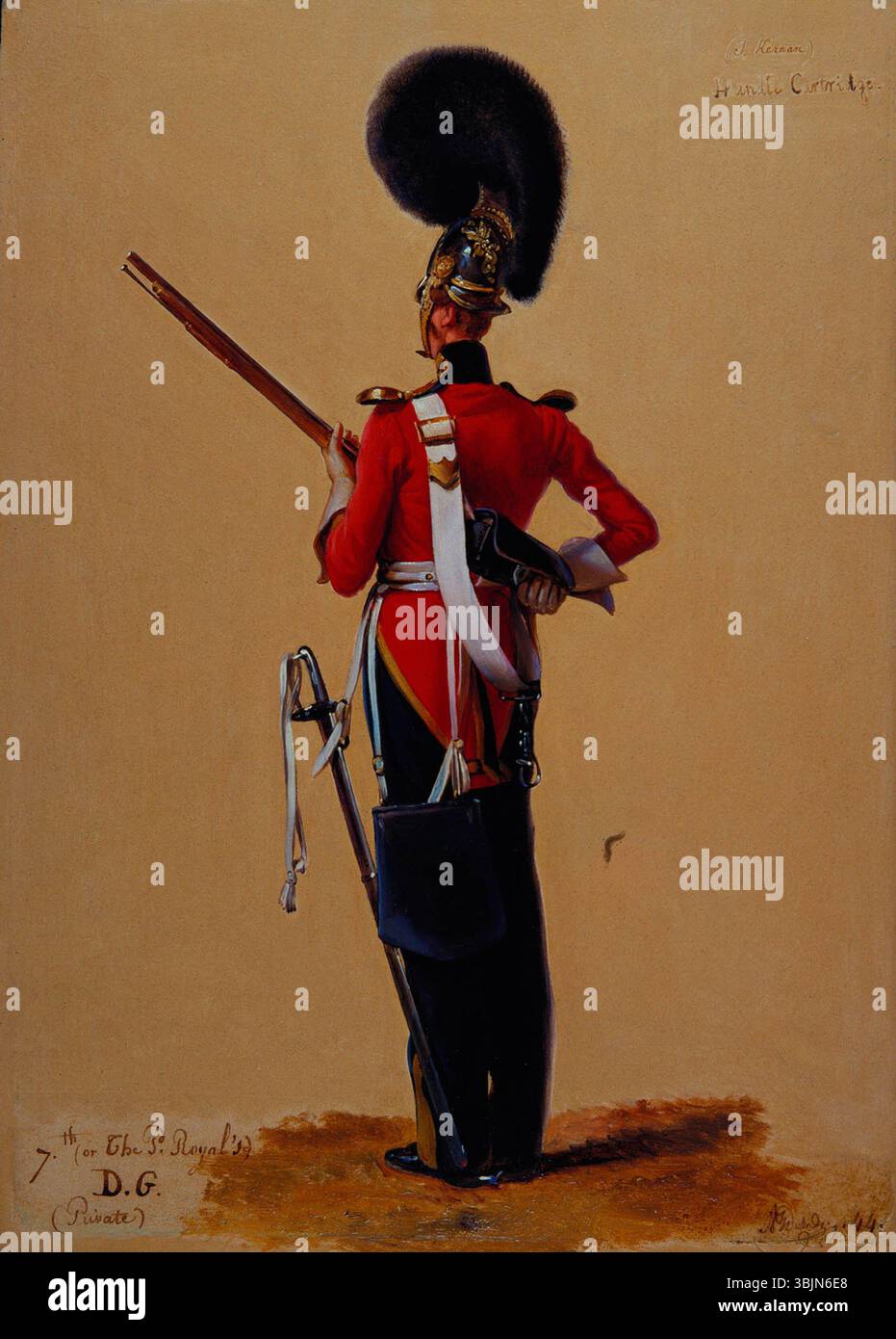 Référence à une œuvre de John Constable (1776-1837), peintre paysagiste anglais connu pour ses représentations détaillées et naturalistes de scènes rurales. Banque D'Images