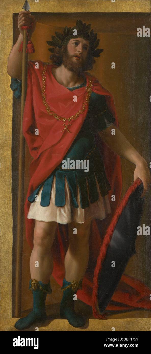 Valour (1606) d’Alessandro Turchi est une peinture à l’huile qui incarne la représentation classique de la bravoure. L’œuvre reflète l’habileté de Turchi à rendre des figures dramatiques dans des contextes allégoriques, caractéristiques du baroque compris Banque D'Images