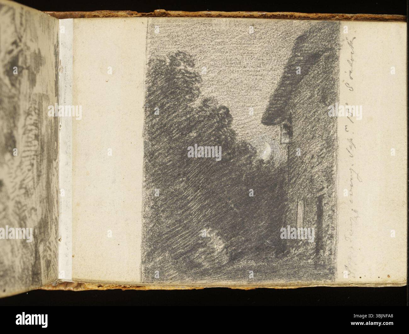 Cette peinture paysagère de John Constable, créée au début du XIXe siècle, met en valeur son style signature, mêlant des éléments naturels détaillés avec un sens saisissant de l'atmosphère et de la lumière. Banque D'Images Cette peinture paysagère de John Constable, créée au début du XIXe siècle, met en valeur son style signature, mêlant des éléments naturels détaillés avec un sens saisissant de l'atmosphère et de la lumière. Banque D'Images