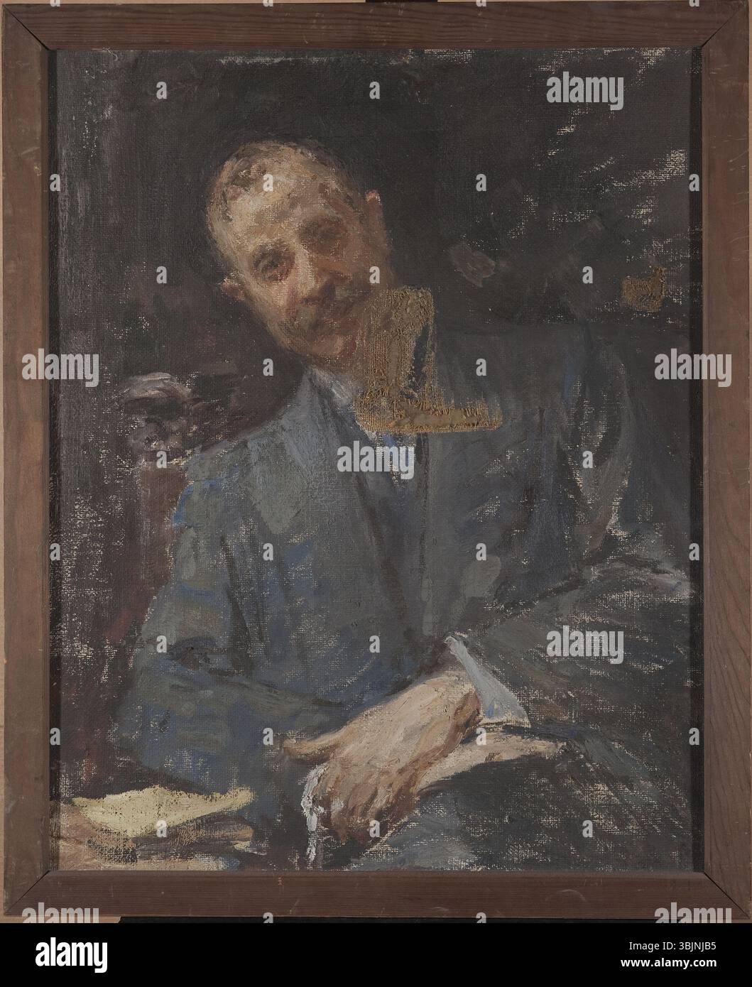 MP 1785 ; Ciągliński, Jan (1858-1913) (malarz) ; Portret Pana Berlina ; 1911 ; olej ; płótno ; 89 x 71 Banque D'Images MP 1785 ; Ciągliński, Jan (1858-1913) (malarz) ; Portret Pana Berlina ; 1911 ; olej ; płótno ; 89 x 71 Banque D'Images