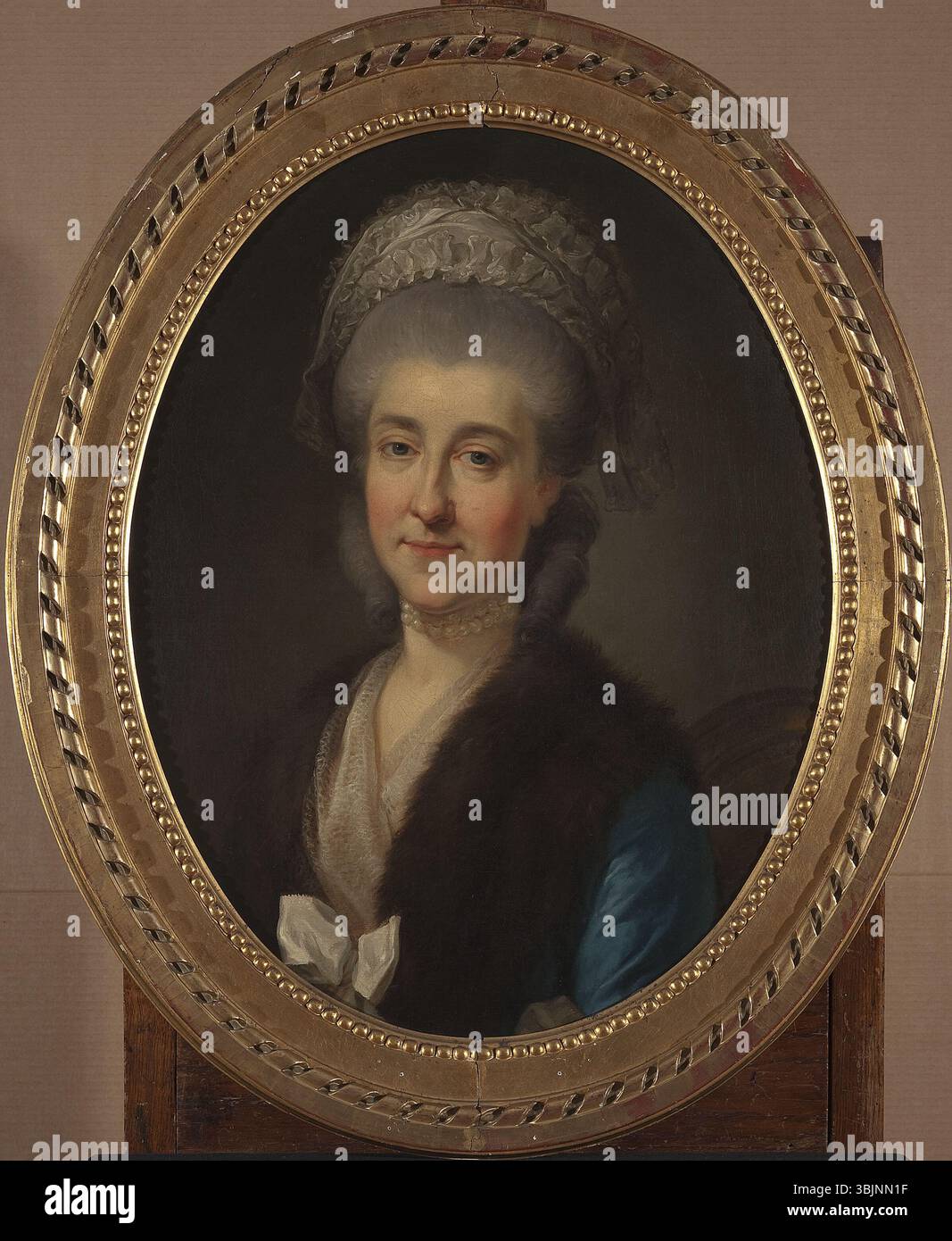 MP 1306 ; Bacciarelli, Marceli (1731-1818) (malarz) ; Portret Ludwiki z Poniatowskich Zamoyskiej (1728-1797), siostry króla ; OK.1775 ; olej ; płótno ; 68 x 53 Banque D'Images