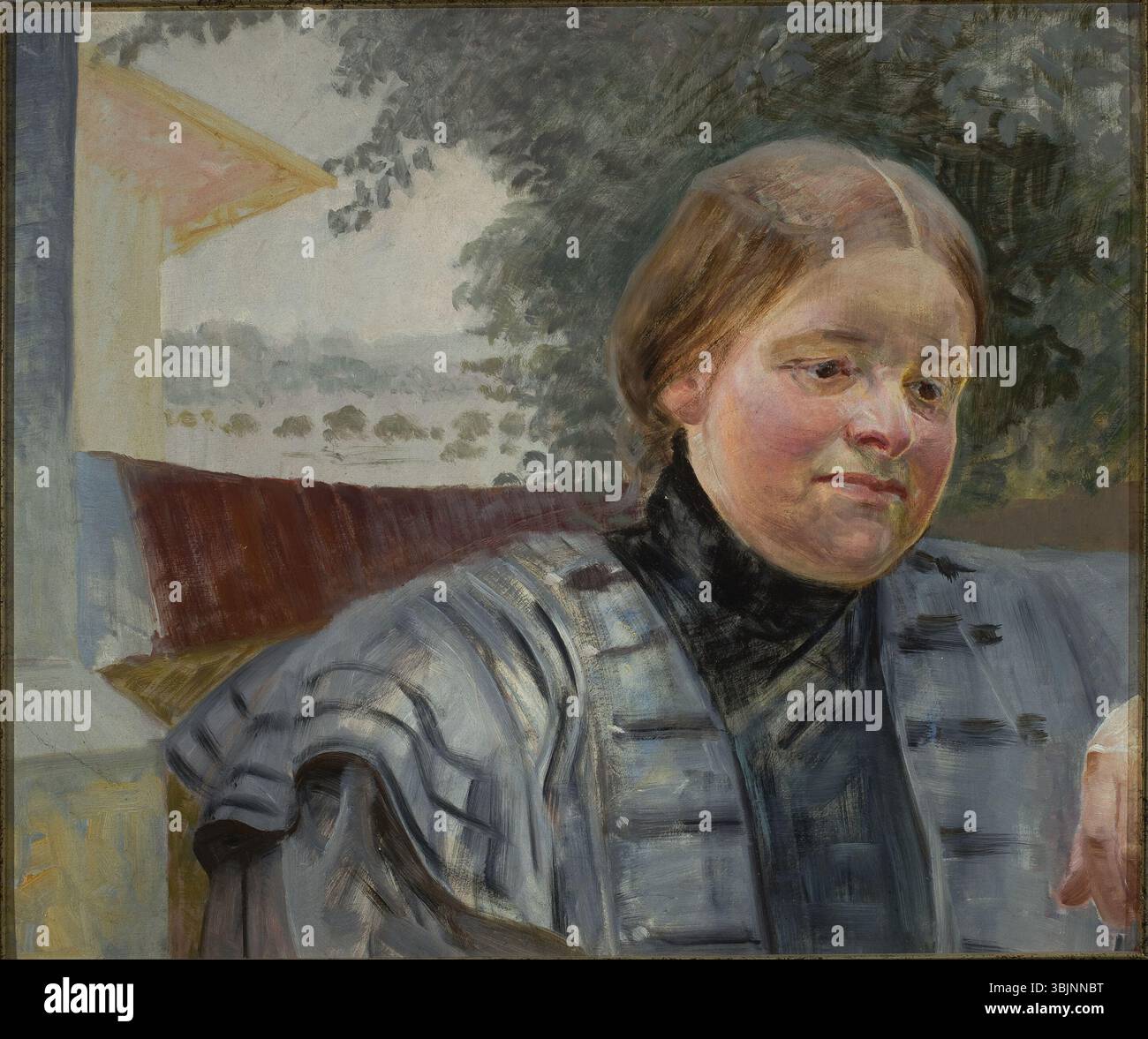 MP 1162 ; Malczewski, Jacek (1854-1929) (malarz) ; Portret siostry Heleny ; OK.1906 ; olej ; tektura ; 46 x 55 Banque D'Images MP 1162 ; Malczewski, Jacek (1854-1929) (malarz) ; Portret siostry Heleny ; OK.1906 ; olej ; tektura ; 46 x 55 Banque D'Images