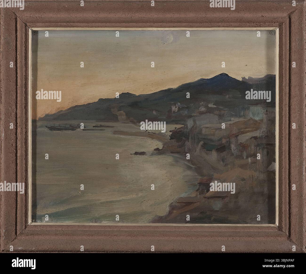 MP 1459 ; Ciągliński, Jan (1858-1913) (malarz) ; Jałta - wieczór. Z podróży do Krymu ; 1887 à 1899 ; olej ; płótno ; 42 x 53,5 Banque D'Images MP 1459 ; Ciągliński, Jan (1858-1913) (malarz) ; Jałta - wieczór. Z podróży do Krymu ; 1887 à 1899 ; olej ; płótno ; 42 x 53,5 Banque D'Images