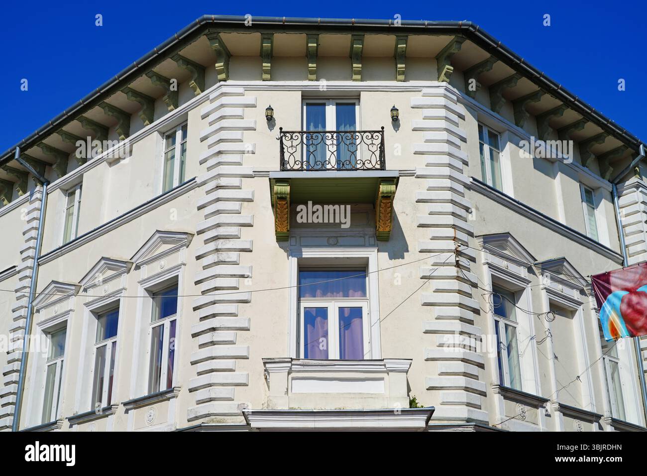 PARNU, ESTONIE – 19 août 2024 - vue d'une journée sur Parnu, une ville balnéaire du sud-ouest de l'Estonie, surplombant la baie de Parnu. Banque D'Images