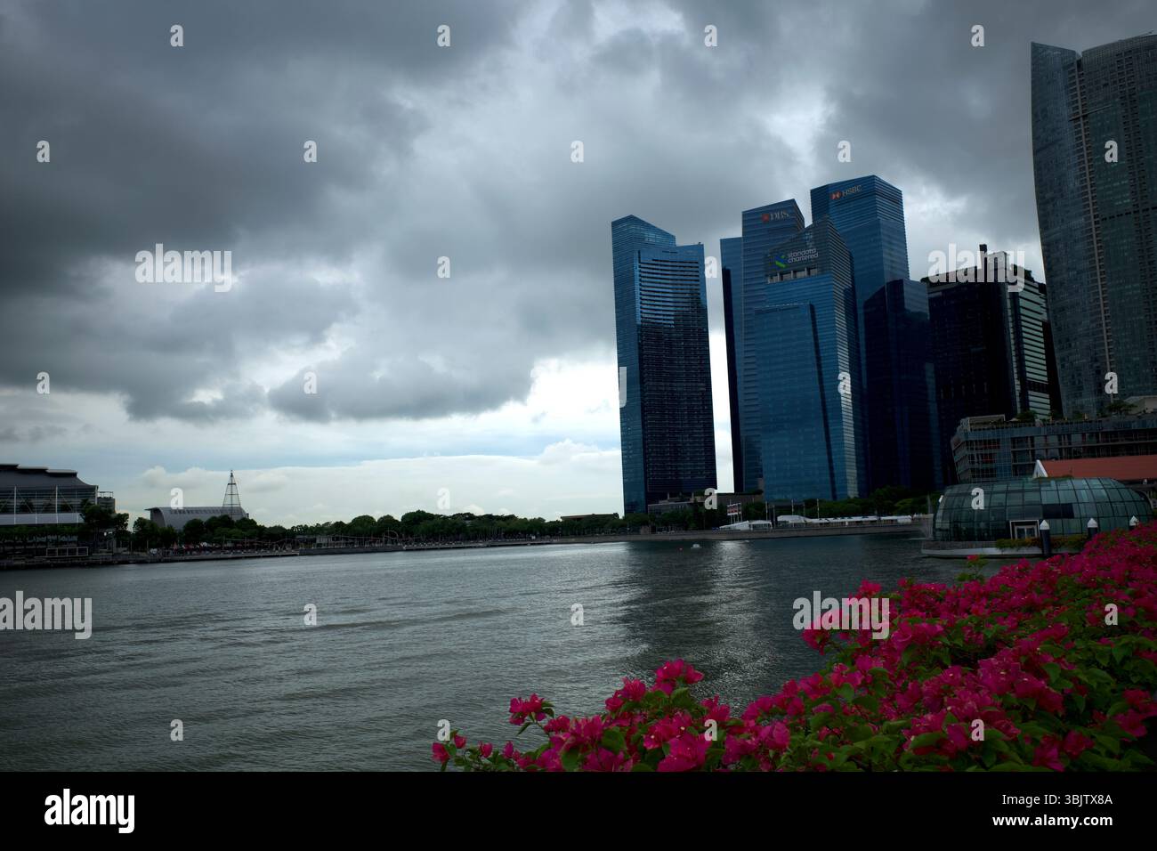 Singapour - 29 novembre 2024 : l'un des points de vue de Marina Bay Sands à Singapour. Banque D'Images
