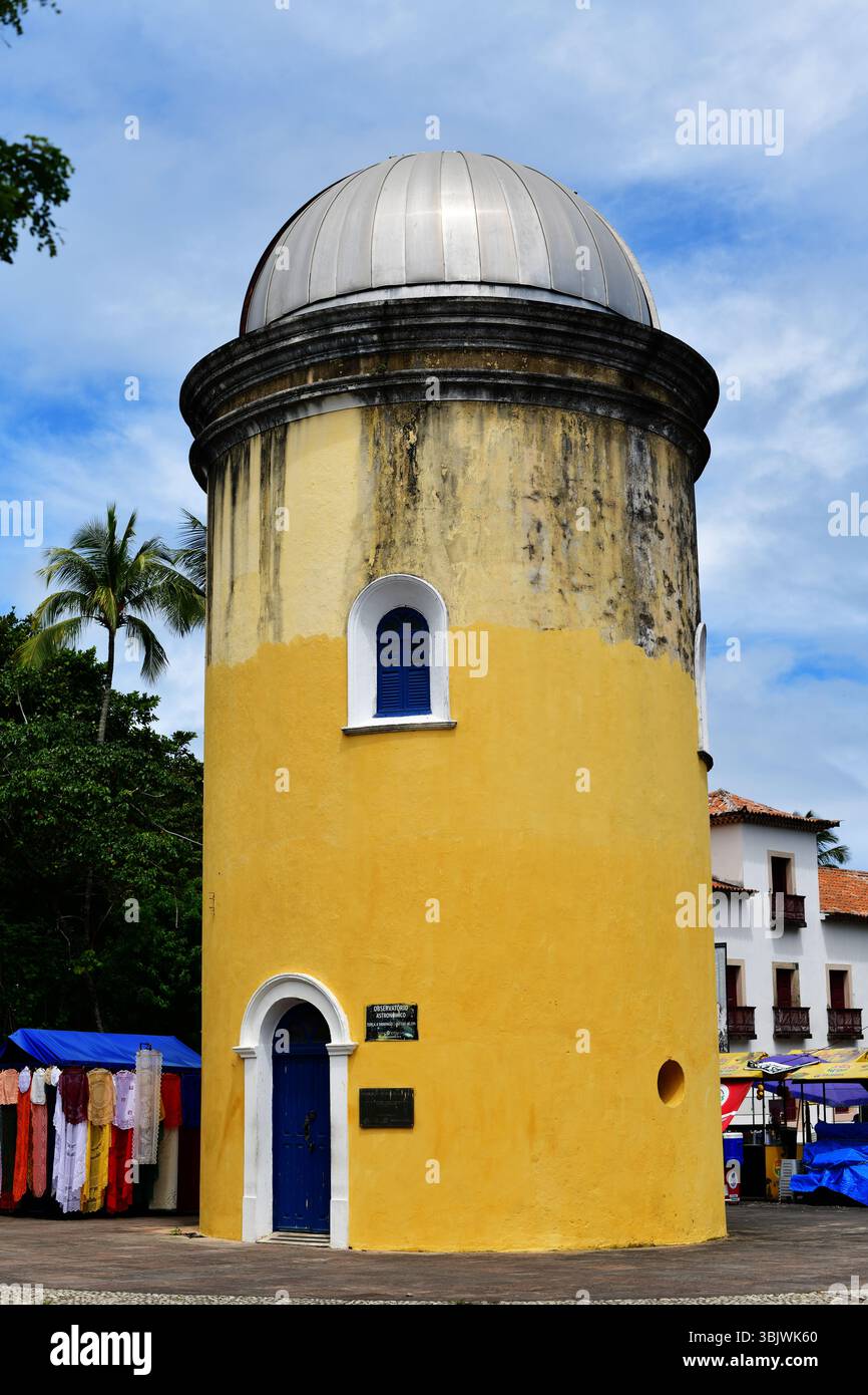 L'Observatoire astronomique de l'Alto da Sé à Olinda, Pernambuco, Brésil Banque D'Images