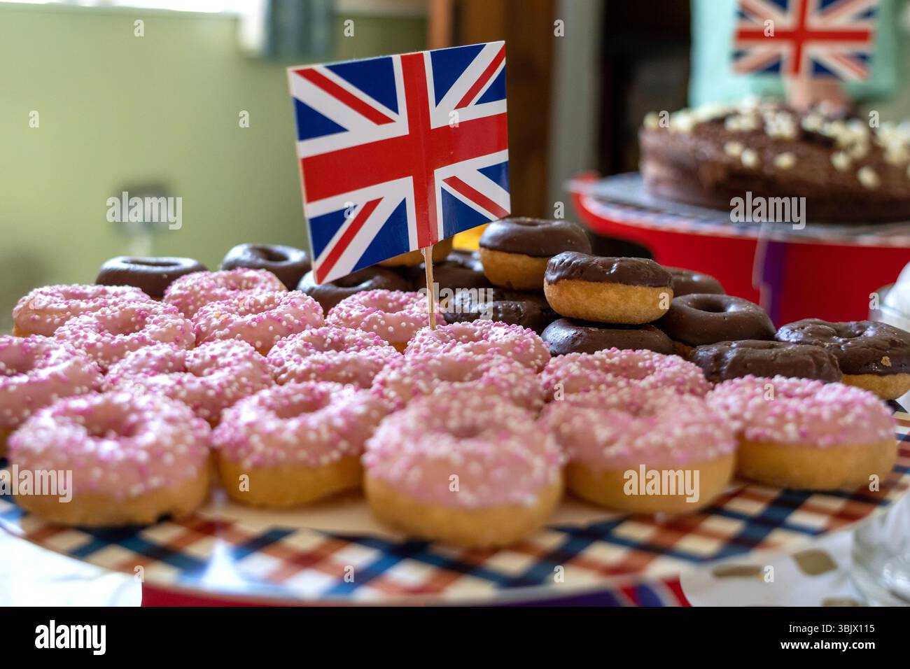 Gâteaux de célébration britanniques Banque D'Images