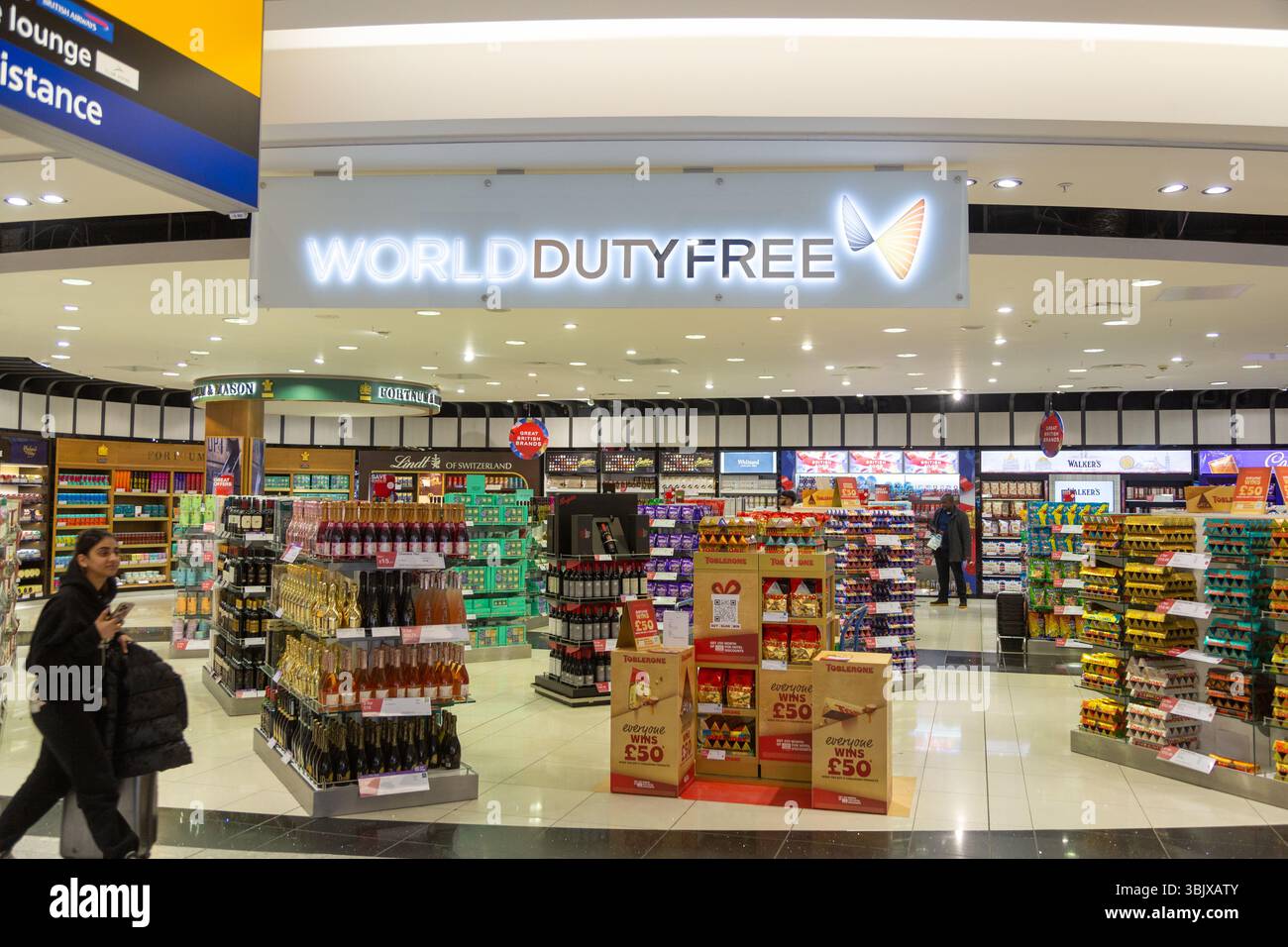 Boutique hors taxes à l'aéroport international de Sydney, Sydney, Nouvelle-Galles du Sud, Australie Banque D'Images