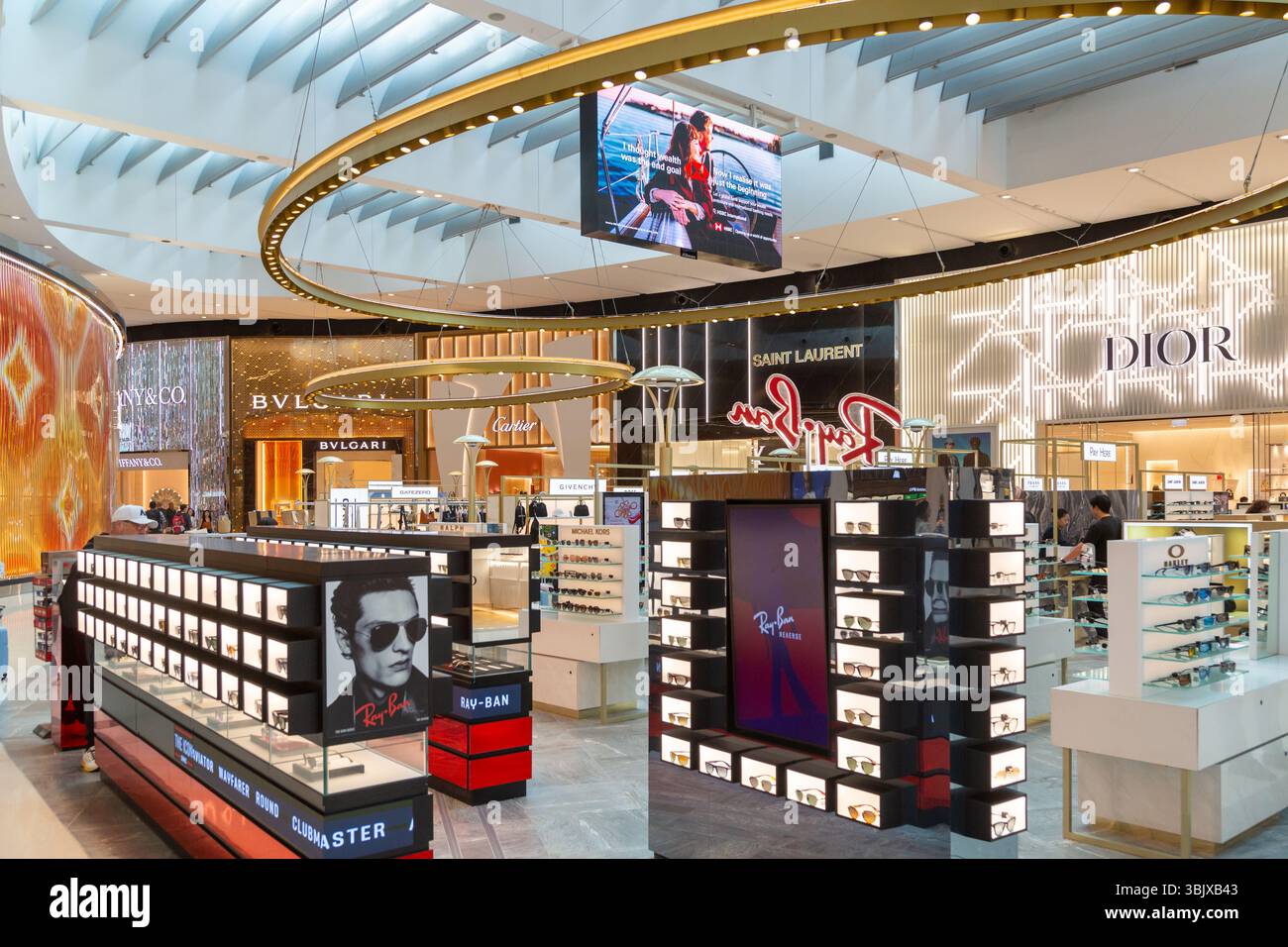 Zone hors taxes de l'aéroport de Sydney, Sydney, Nouvelle-Galles du Sud, Australie Banque D'Images