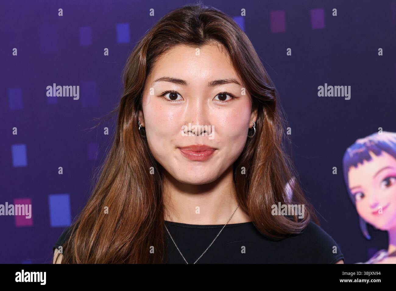 Hollywood, États-Unis. 16 juin 2025. HOLLYWOOD, LOS ANGELES, CALIFORNIE, États-Unis - 16 JUIN : Hannah Cho arrive à la projection spéciale de Los Angeles des 'Kpop Demon Hunters' de Netflix qui se tient au Netflix Tudum Theater le 16 juin 2025 à Hollywood, Los Angeles, Californie, États-Unis. (Photo de Xavier Collin/image Press Agency) crédit : image Press Agency/Alamy Live News Banque D'Images