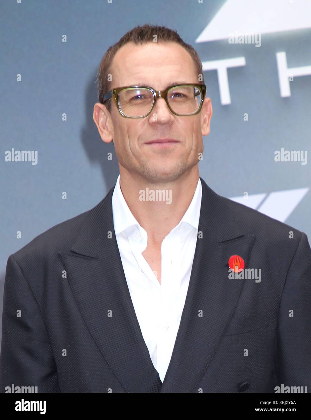 New York, États-Unis. 16 juin 2025. Tobias Menzies participe à Apple original films & Warner Bros Images première mondiale de F1 à Times Square à New York, NY, le 16 juin 2025 © Steven Bergman/AFF-USA.COM crédit : AFF/Alamy Live News Banque D'Images