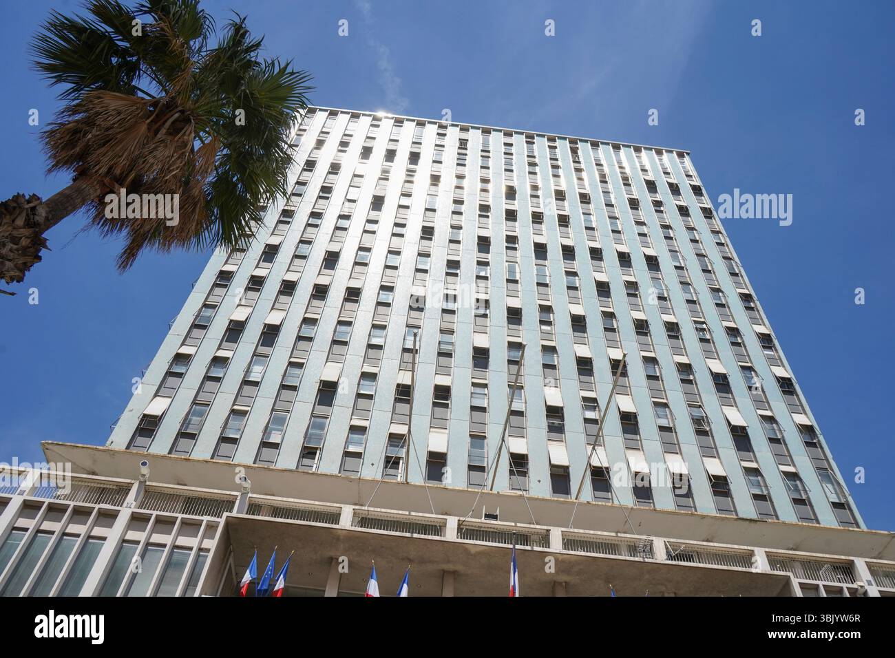 Hôtel de ville de Toulon, Hôtel de ville au centre de Toulon, Provence-Alpes-Côte dAzur, Côte d'Azur, France, Europe. Banque D'Images