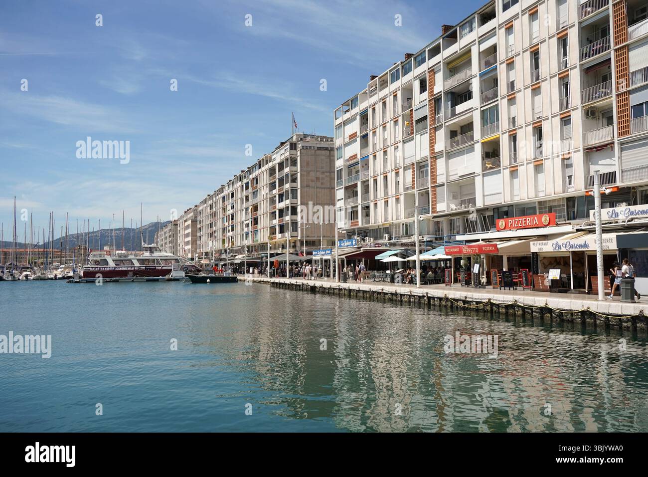 Port de Toulon, Port, front de mer, Provence-Alpes-Côte d'Azur, Côte d'Azur, Europe. Banque D'Images