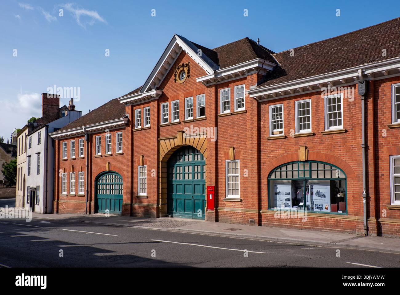 Les locaux originaux des Morris garages (MG), Longwall Street, Oxford, Royaume-Uni Banque D'Images