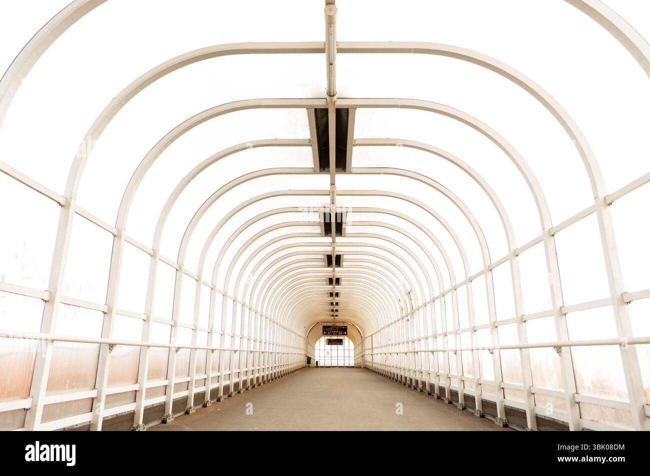 Couloir avec prise de vue en angle de la lumière du soupir Banque D'Images