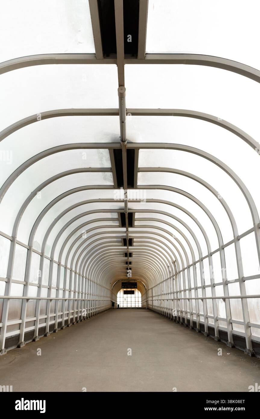 Couloir avec prise de vue en angle de la lumière du soupir Banque D'Images