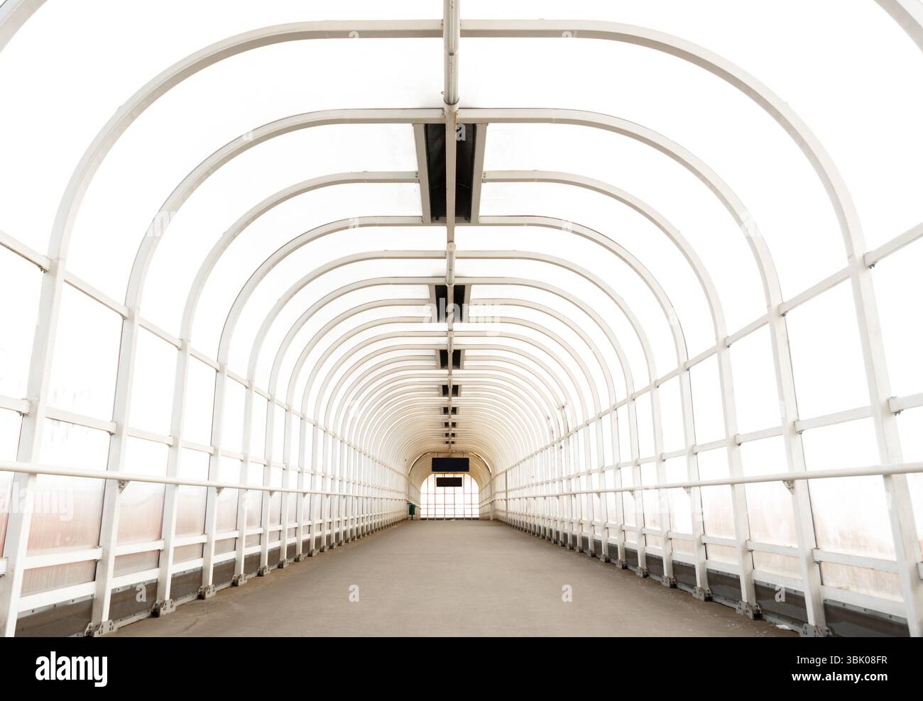 Couloir avec prise de vue en angle de la lumière du soupir Banque D'Images