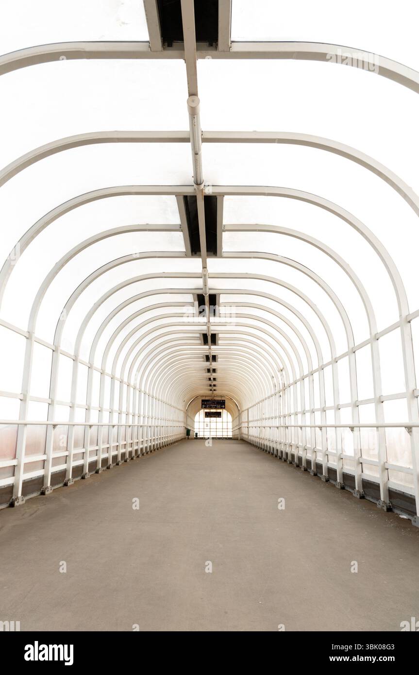 Couloir avec prise de vue en angle de la lumière du soupir Banque D'Images