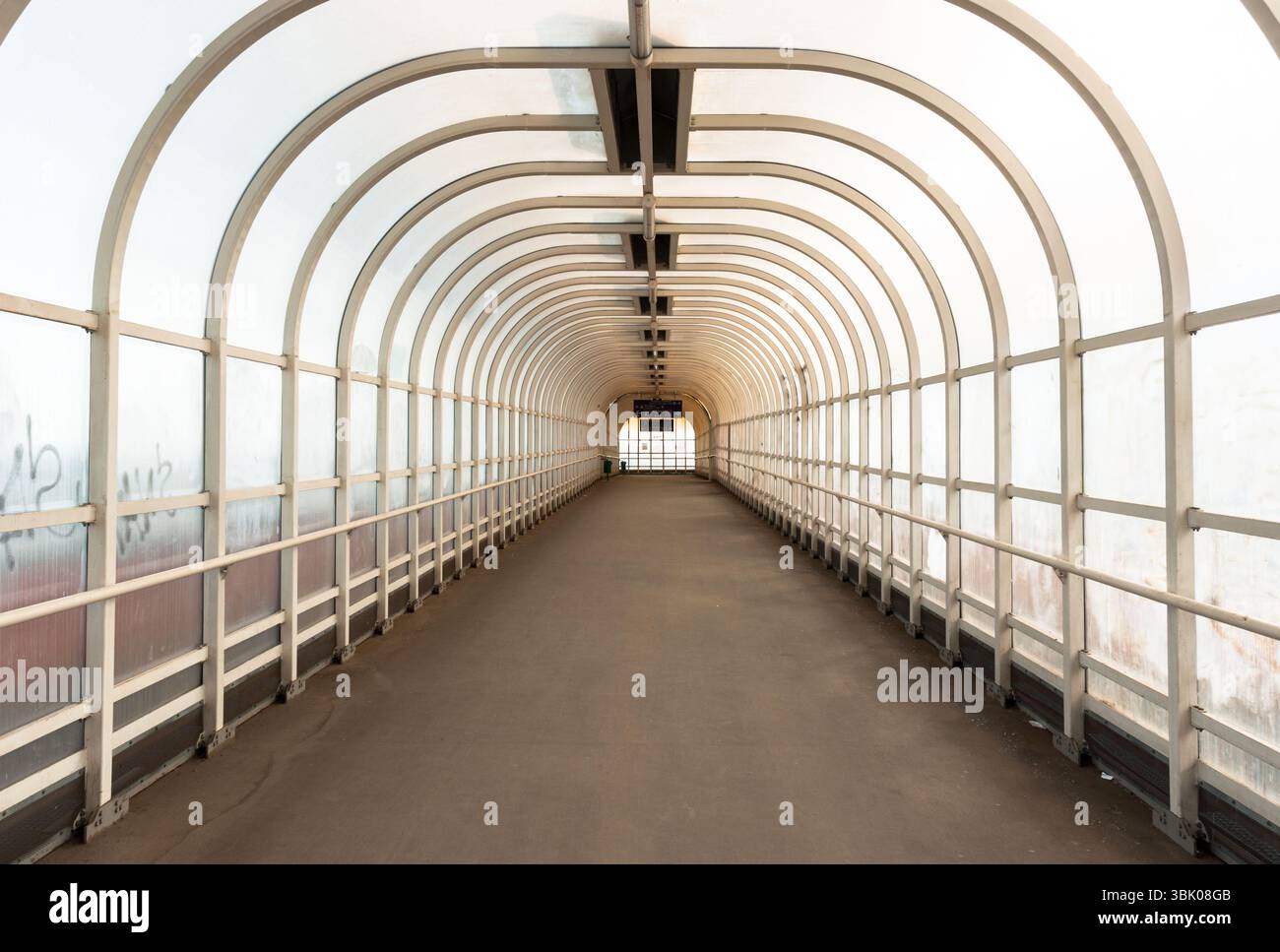 Couloir avec prise de vue en angle de la lumière du soupir Banque D'Images