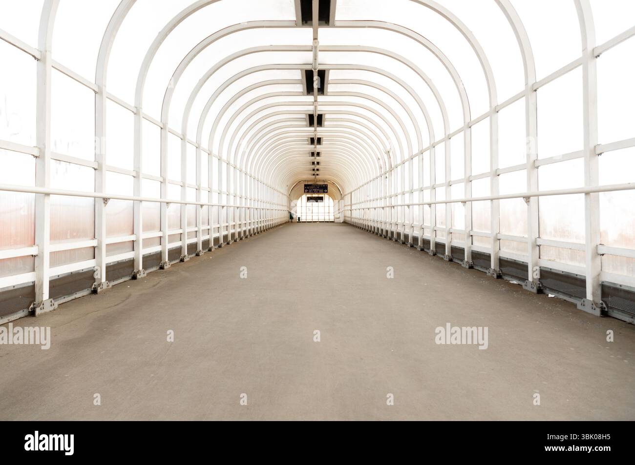 Couloir avec prise de vue en angle de la lumière du soupir Banque D'Images