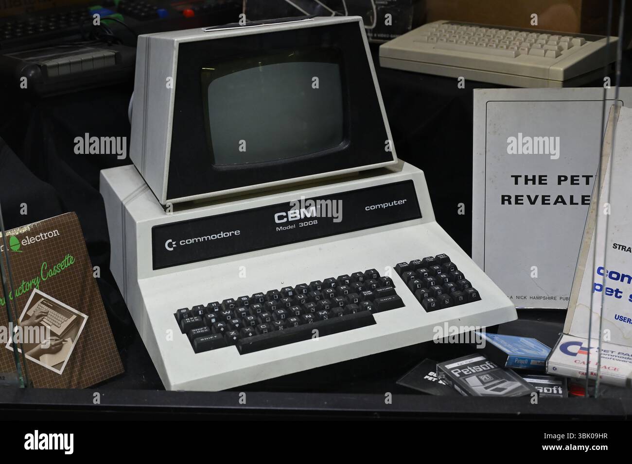 Un ordinateur PET Commodore CBM 3008 au Museum of Brands - Londres Royaume-Uni Banque D'Images