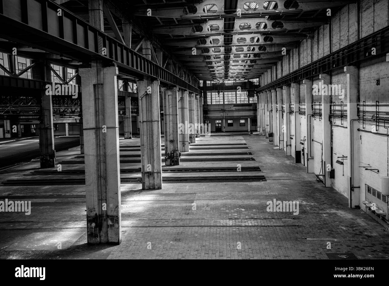 Intérieur de l'industrie une ancienne usine Banque D'Images