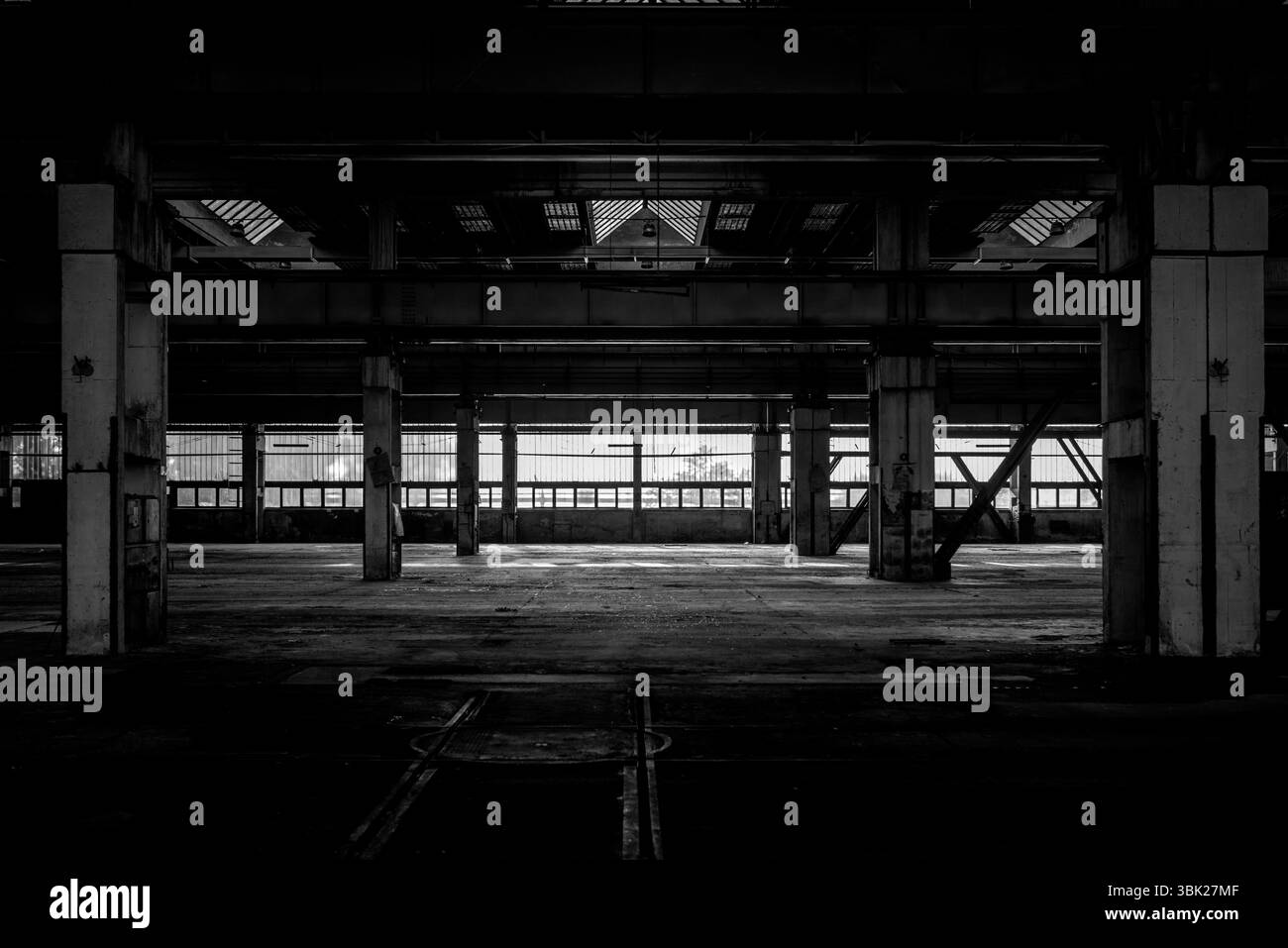 Intérieur de l'industrie une ancienne usine Banque D'Images