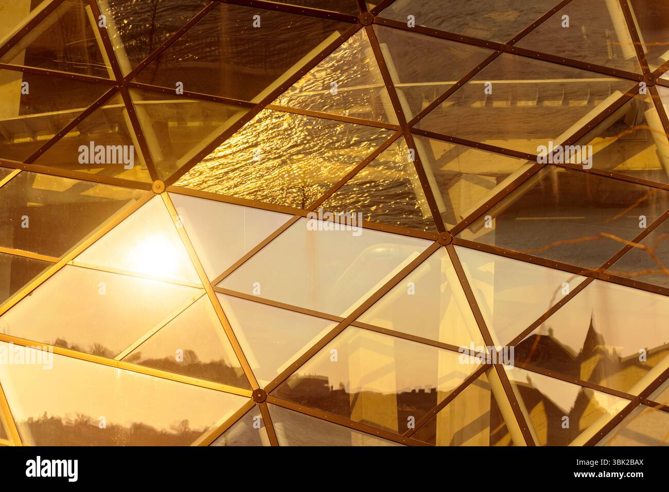 Abstract photo gros plan d'un bâtiment moderne Banque D'Images