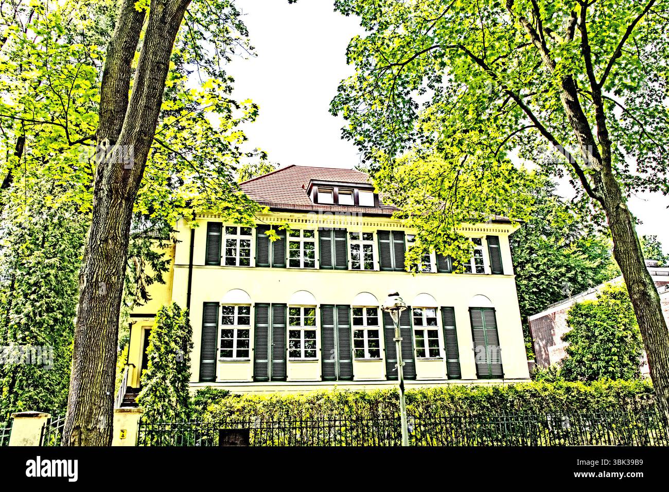 Villa à Berlin Köpenick, où Judith Kerr a vécu avec sa famille, jusqu'à ce qu'ils avaient 1933 d'émigrer en Angleterre Banque D'Images