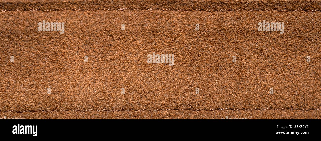 Texture de quelques bracelets en cuir marron gros plan photo Banque D'Images