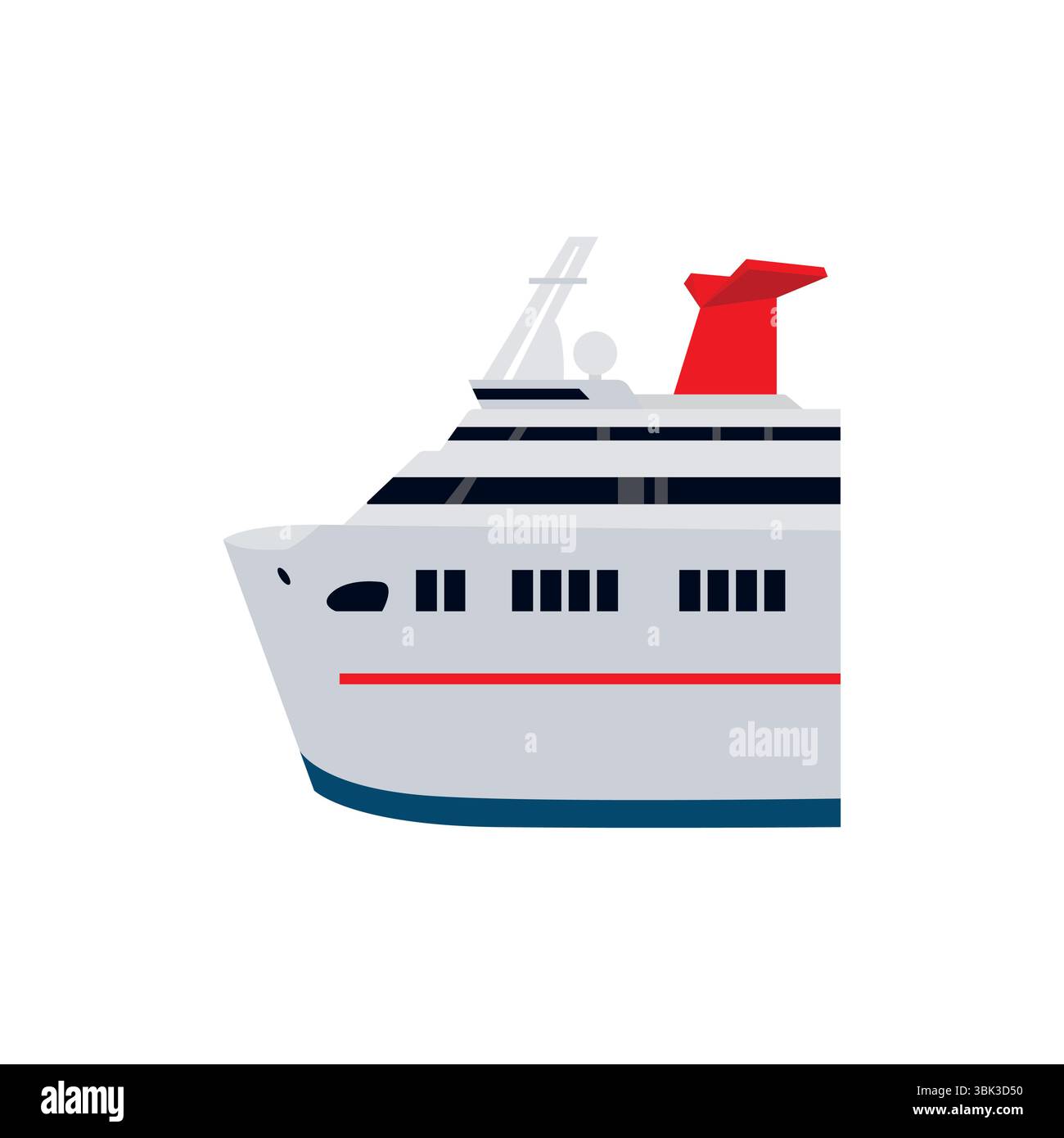 bateau de croisière emoji symbole signe icône illustration vectorielle yacht Illustration de Vecteur