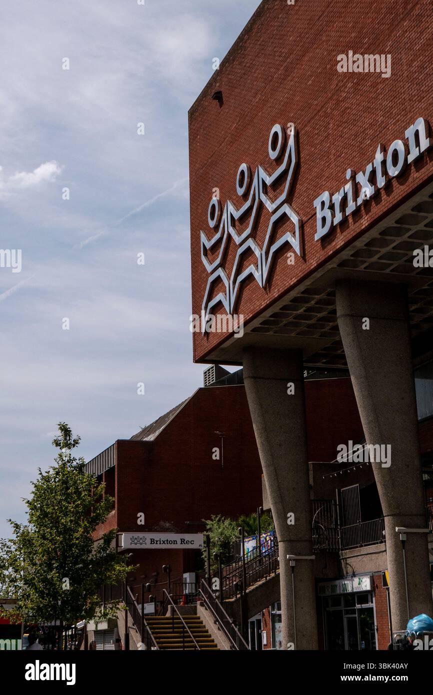 Brixton Recreation Centre à Brixton, Angleterre. Photo : SMP News Banque D'Images