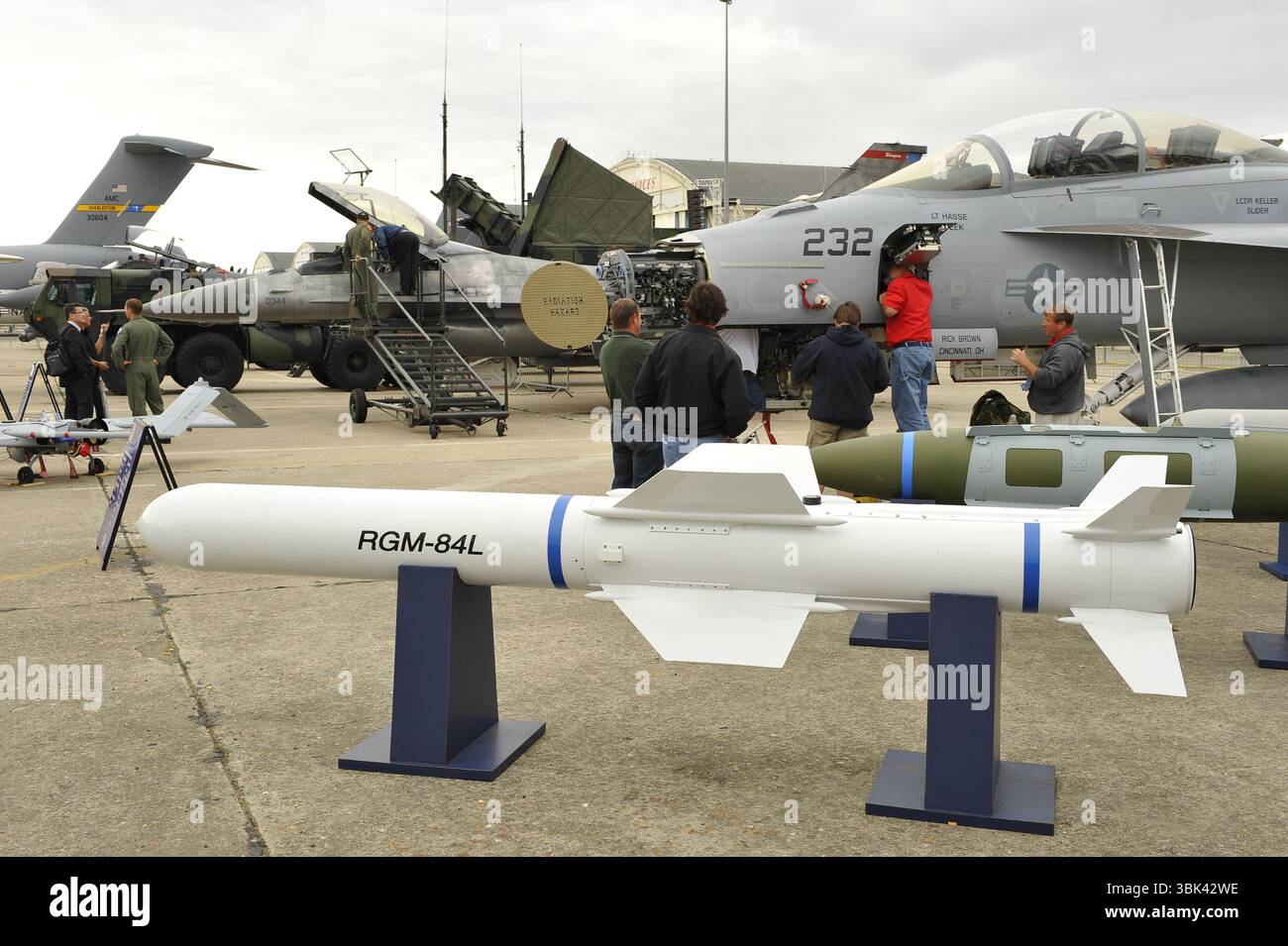 Le Bourget, France. 20 février 2008. Salon international de l'aéronautique de Paris le 20 février 2008 au Bourget, France. Crédit : Gerard Crossay/Alamy Stock photo Banque D'Images