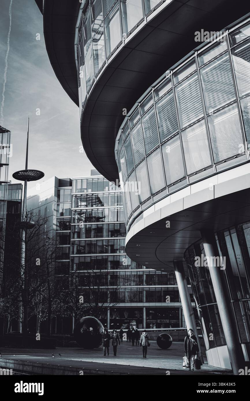 L'architecture du bâtiment de l'hôtel de ville de Londres Banque D'Images