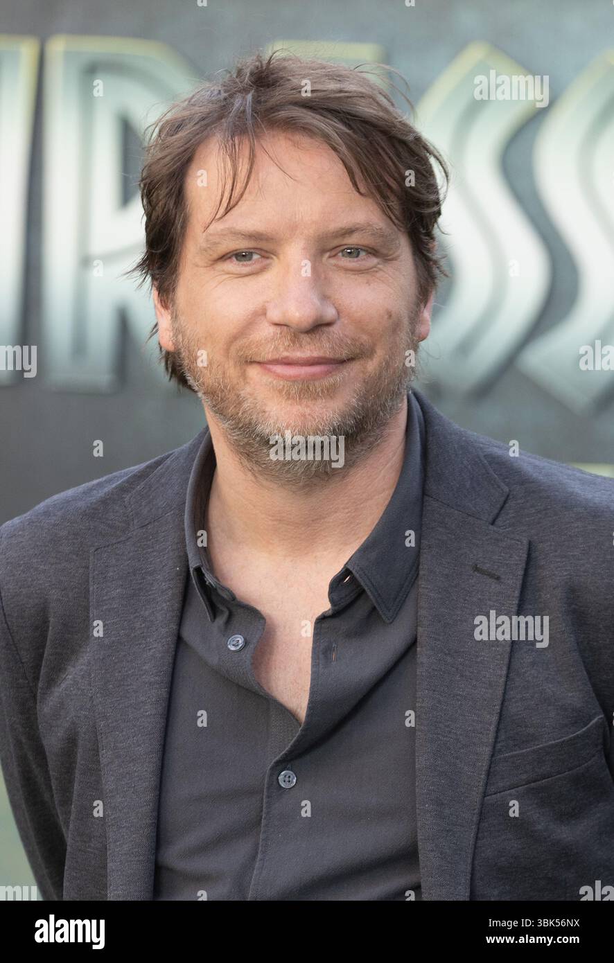 Londres, UK.17 juin 2025. Gareth Edwards assiste à la première mondiale de JURASSIC WORLD REBIRTH au nom d'Universal Pictures à l'Odeon luxe, Leicester Square, le 17 juin 2025 à Londres, en Angleterre, Royaume-Uni. Crédit : S.A. / Alamy Live News Banque D'Images