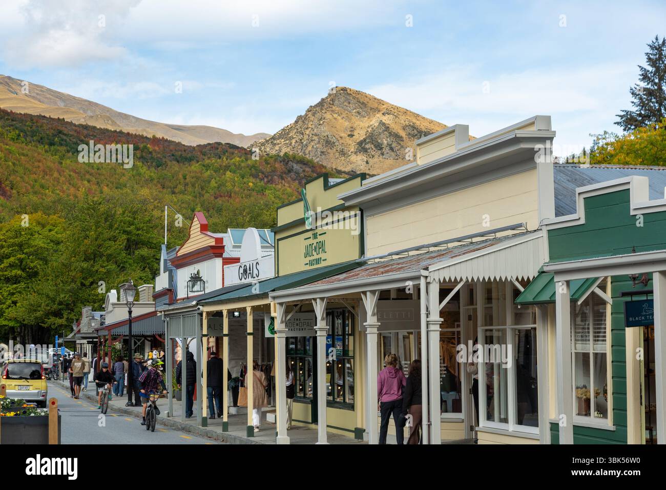 Arrowtown Post Office à Arrowtown une ancienne ville minière d'or, Otago, Nouvelle-Zélande Banque D'Images